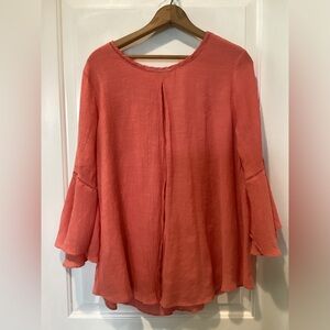 Beautiful crepe flutter blouse